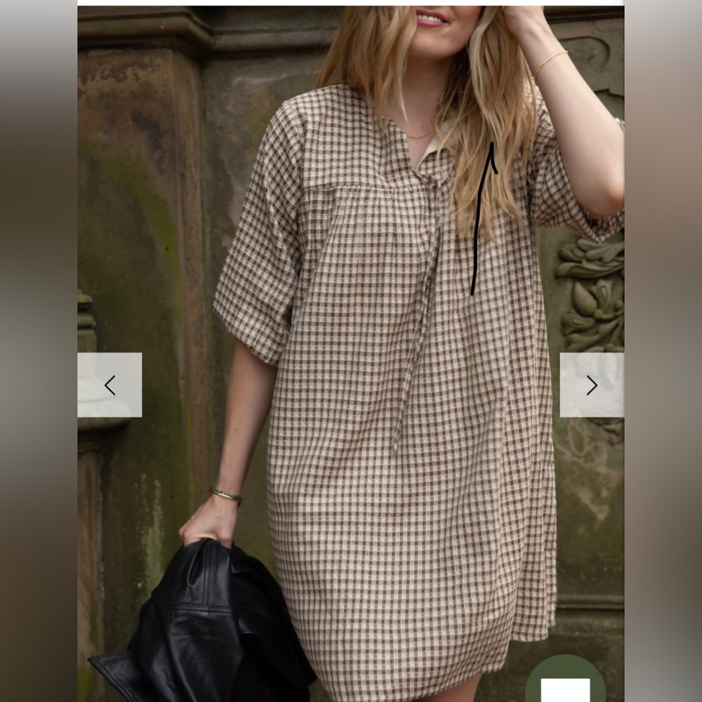Able Alyssa Mini gingham dress 2x